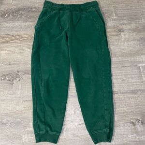 Lululemon Dark Green Scuba Sweatpants
